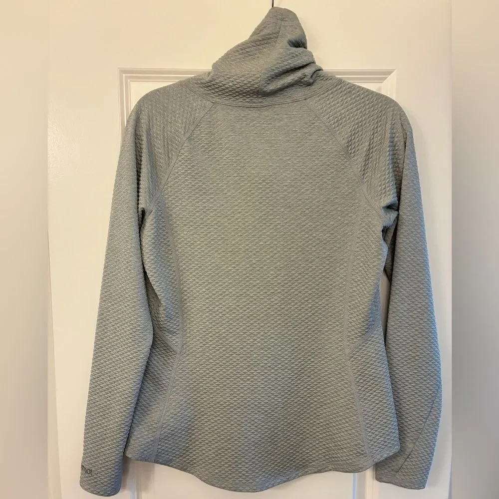 MARMOT Funnel Neck Long Sleeve Pullover Gray Women’s Size Medium